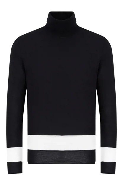 Водолазка мужская Emporio Armani 134485 черная 2XL