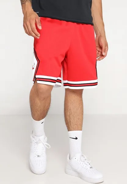Спортивные шорты CHICAGO BULLS NBA SWINGMAN SHORT ROAD Nike, университетский красный/белый