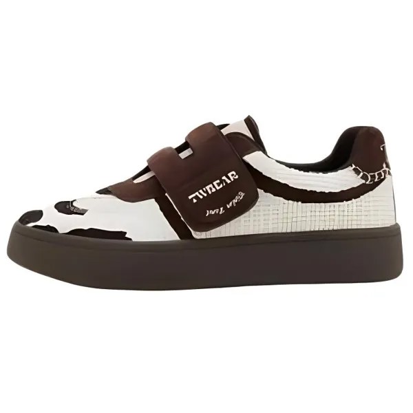 Кроссовки Teenie Weenie Skateboarding Shoes Women's Low-top, бежевый/красный