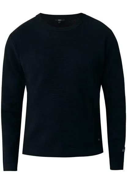 Свитер Sweater Structured Jacquard Crew Neck Mexx, черный