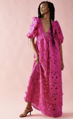 Платье макси с милыми завязками и 3D цветочным принтом For Love - Lemons Leighton Serena M