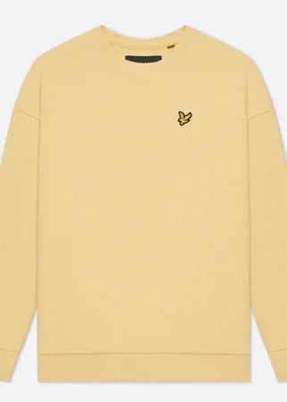 Женская толстовка Lyle & Scott Oversized, цвет жёлтый, размер S