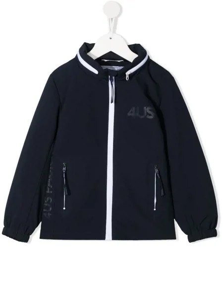 Cesare Paciotti 4Us Kids куртка на молнии с логотипом