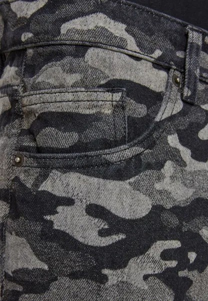 Прямые джинсы LASER CAMO Urban Classics, черный