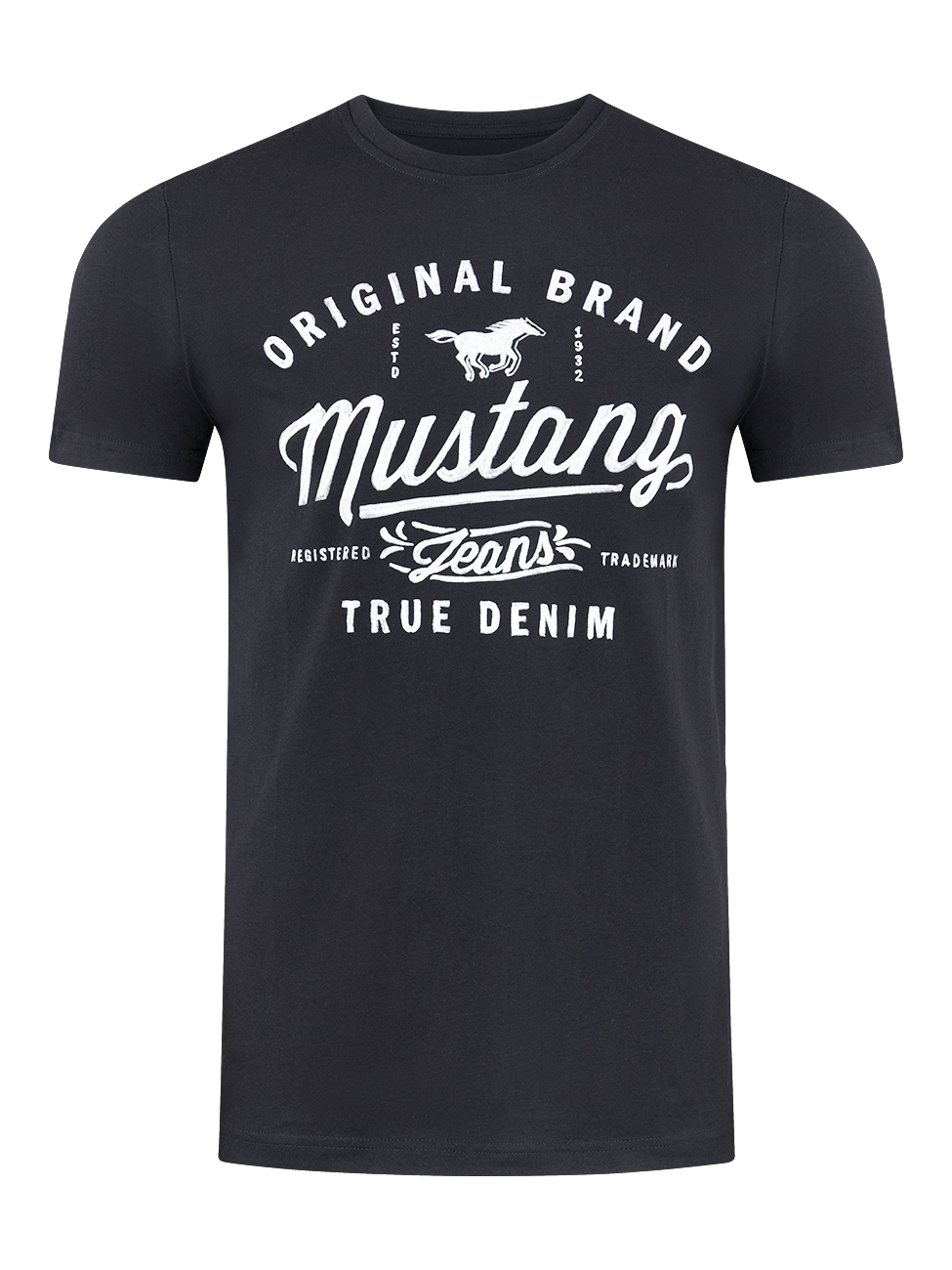 Футболка Mustang Basic Print, черный