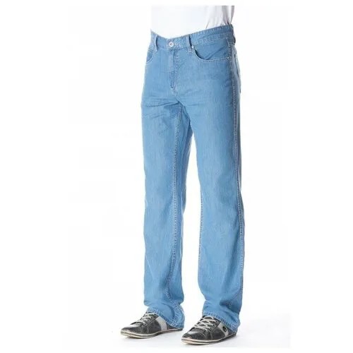 Мужские широкие летние джинсы WESTLAND Голубые W5759 LIGHT_BLUE