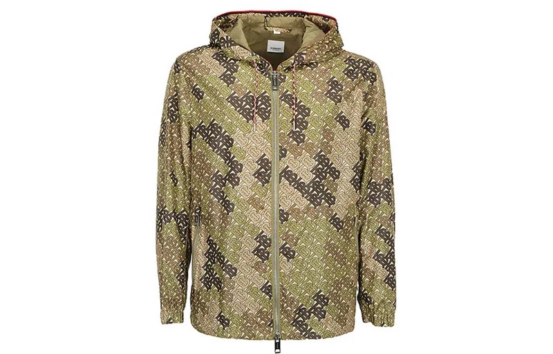 Куртка мужская оливково-зеленая Burberry, оливково-зеленый