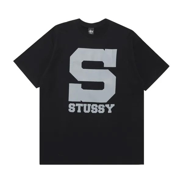 Футболка Stussy S 'Black', черный