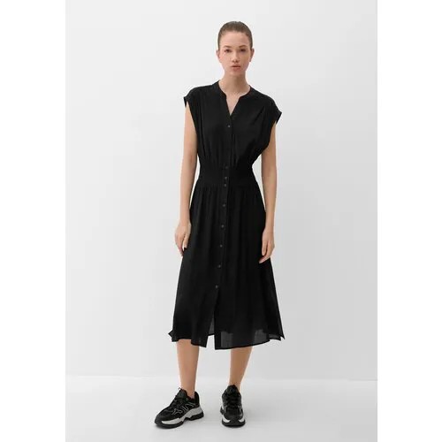 Платье Q/S by s.Oliver, размер 34 (XS), черный