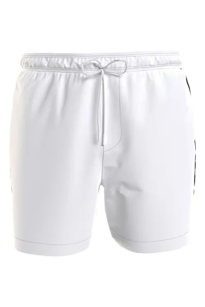 Средние плавки-шорты на кулиске Calvin Klein, белый