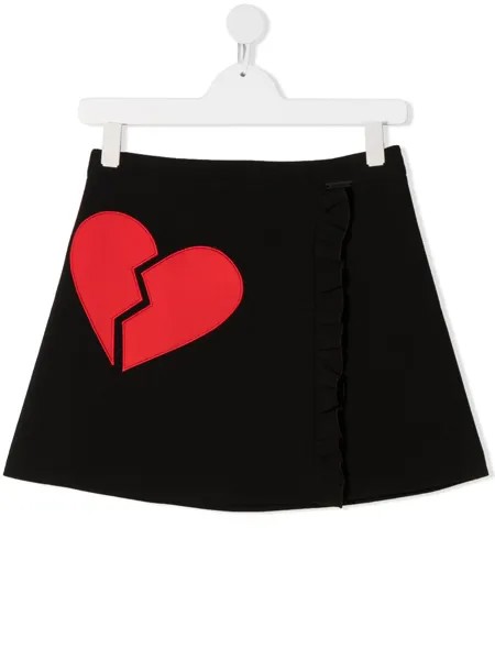 Msgm Kids юбка мини с аппликацией