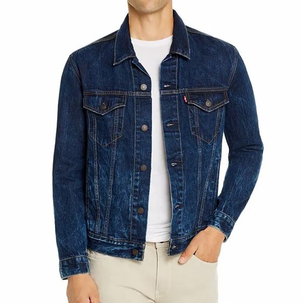 Мужская джинсовая куртка Levi-#39;s Trucker синяя 723340404