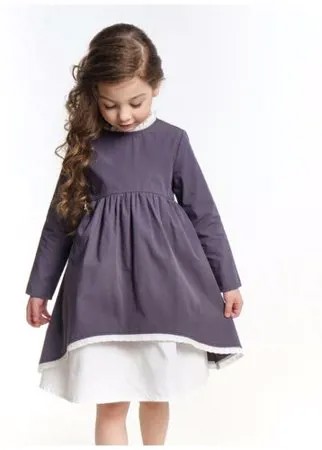 Платье Mini Maxi, модель 6924, цвет графит, размер 110