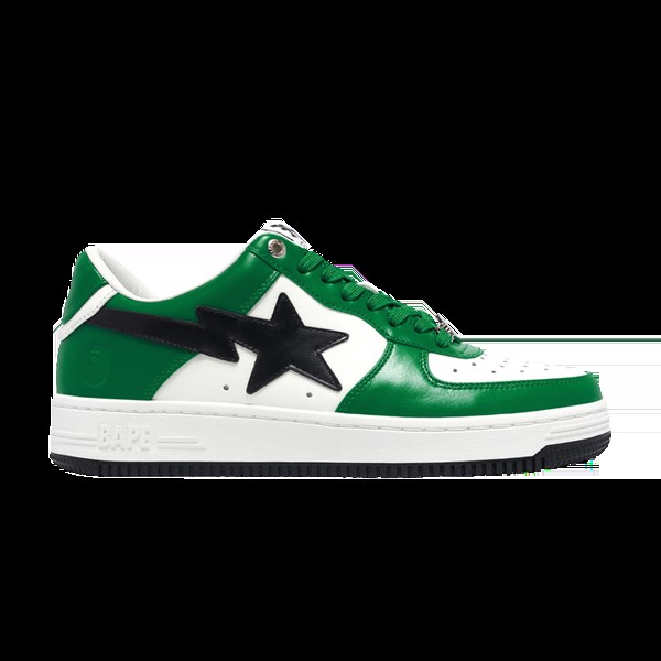 Кроссовки BAPE Bapesta #3 M2, зеленый
