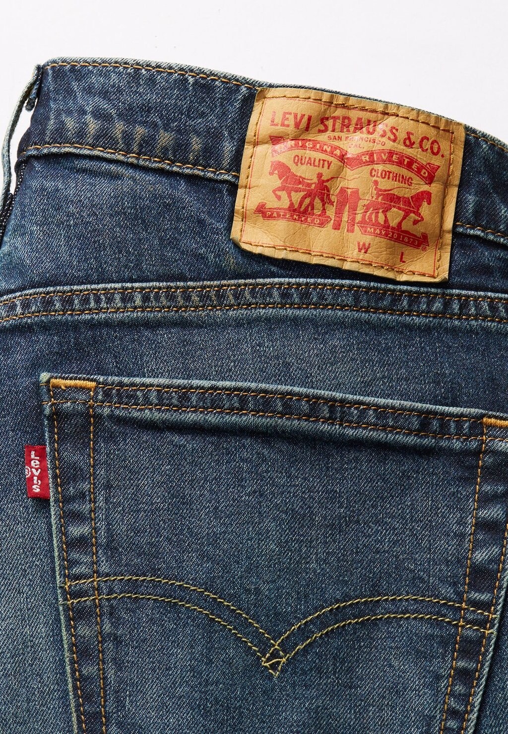 Зауженные джинсы 531 ATHLETIC SLIM TAPER Levi's, синий деним