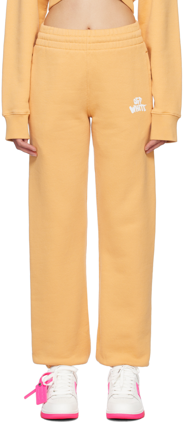 Оранжевые брюки для отдыха в стиле 70-х Off-White