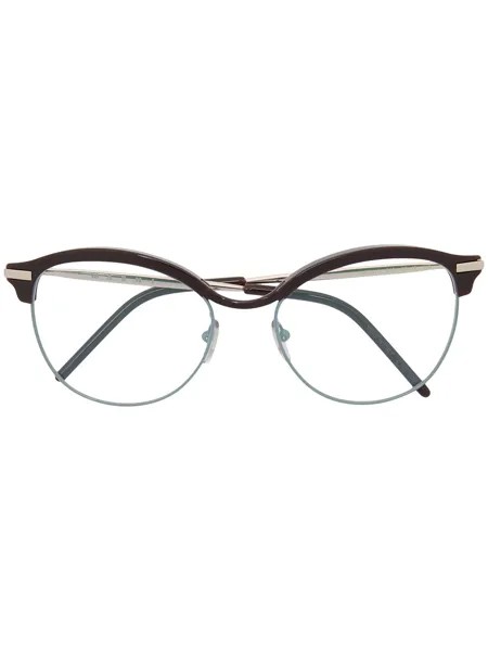 Marni Eyewear очки трапециевидной формы с прозрачными линзами