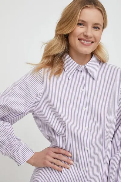Рубашка Sisley, фиолетовый