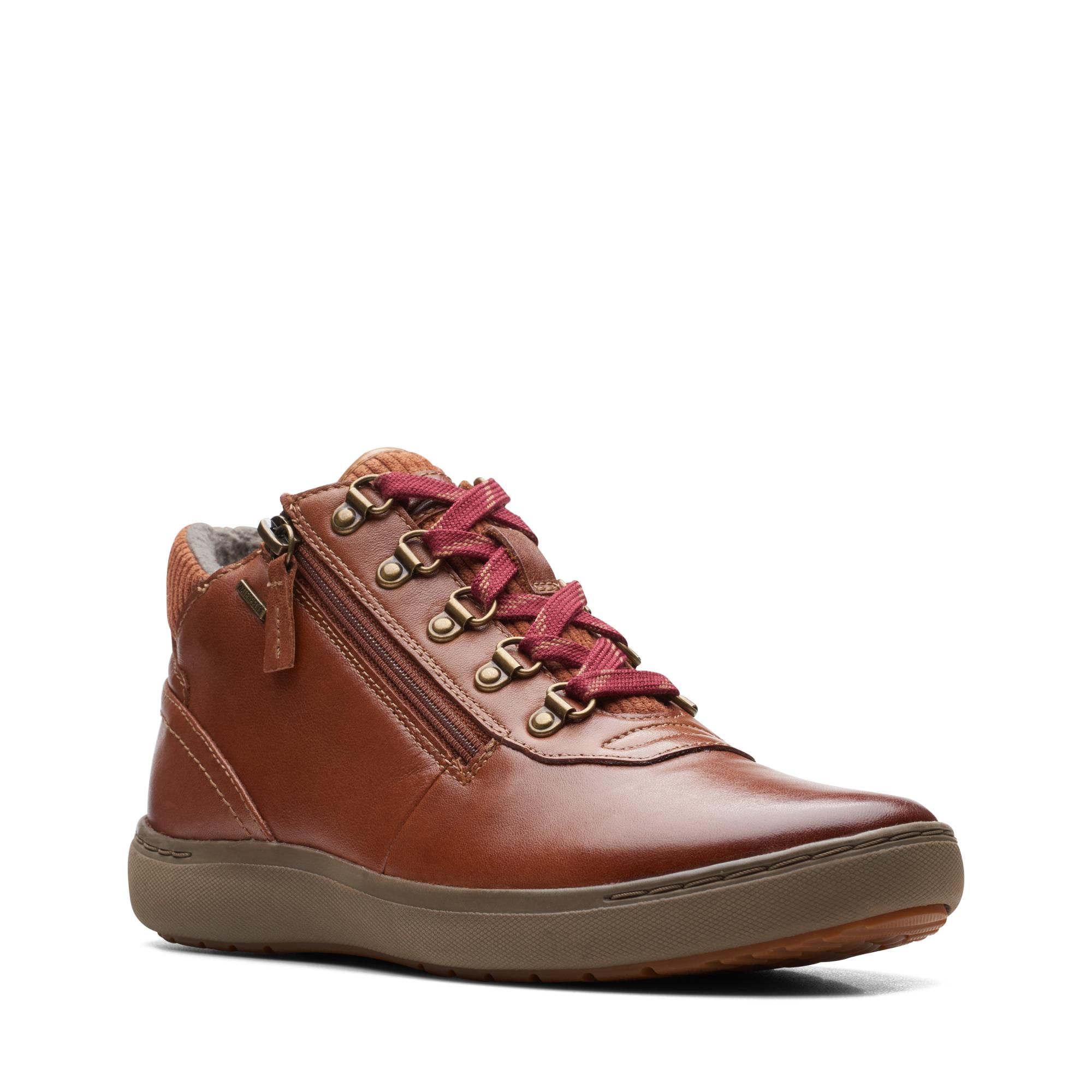 Ботинки женские Clarks Nalle Mid 26161892 коричневые 37.5 EU