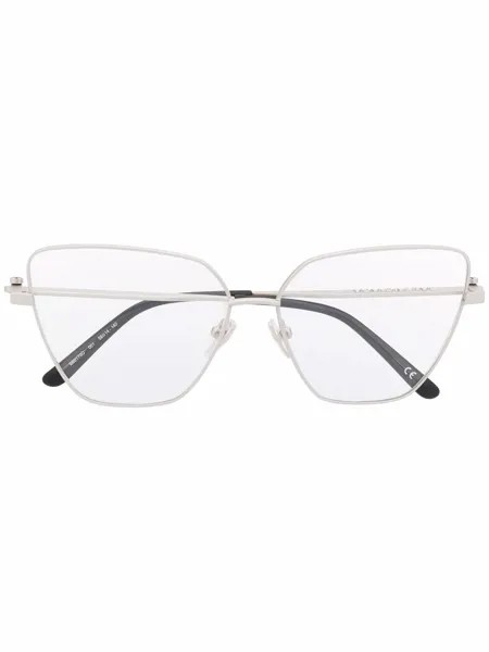 Balenciaga Eyewear массивные солнцезащитные очки в геометричной оправе