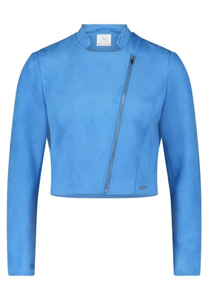 Байкерская куртка с воротником стойкой Betty & Co, синий