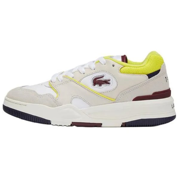 Кроссовки LACOSTE Skateboarding Shoes Women's Low-top Yellow, желтый