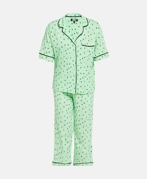 Пижама DKNY, зеленый