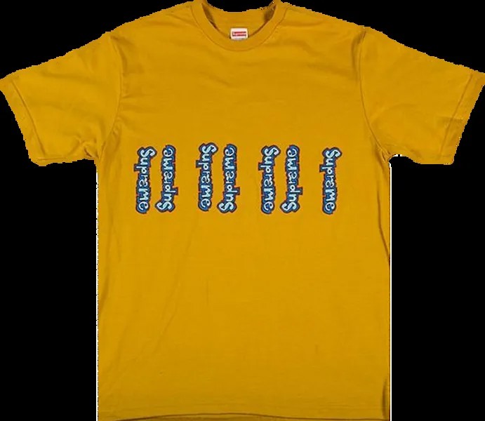 Футболка Supreme Gonz Logo T-Shirt 'Mustard', желтый