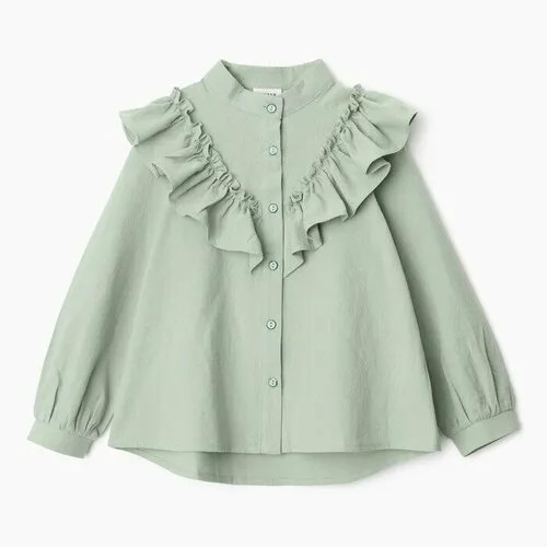 Блуза Minaku, размер 122, зеленый