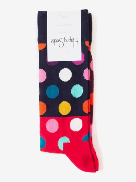 Носки с рисунками Happy Socks - Big Bot Block, Черный