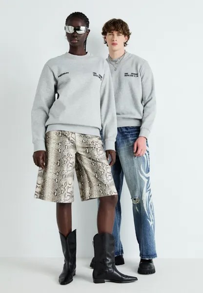 Толстовка JPRBLAHARVEY BRANDING CREW UNISEX Jack & Jones, пестрый светло-серый