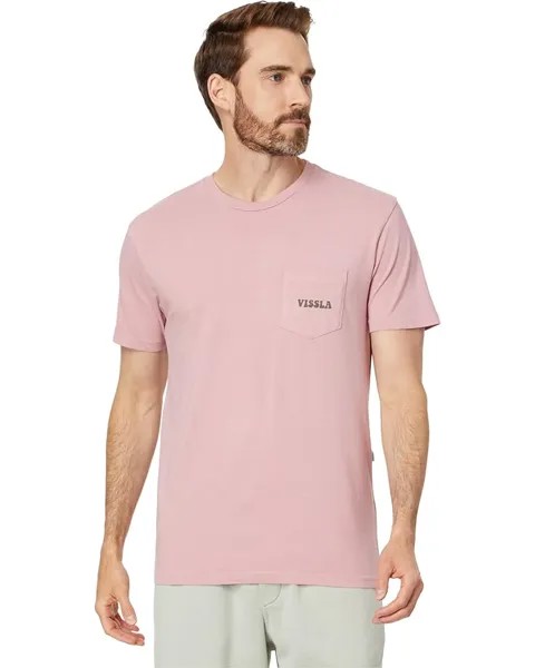 Футболка VISSLA Bird Brain Tee, цвет Dusty Rose