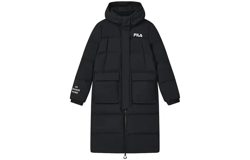 FILA Женская стеганая куртка, цвет Black