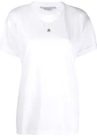 Stella McCartney футболка с кристаллами
