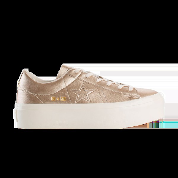 Кроссовки Converse Wmns One Star Platform Ox 'Light Gold', золотой