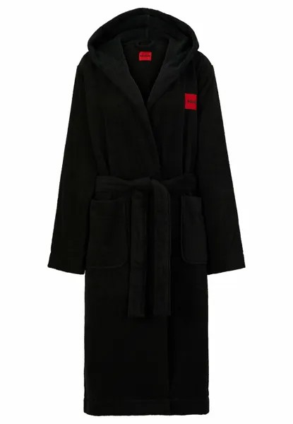 Халат TERRY HOODED HUGO, черный