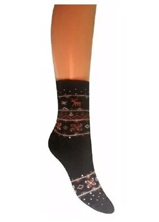 Носки женские Гамма С839, Чёрный, 23-25 (размер обуви 36-40)