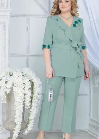 Костюм Ninele-5830/4 В цвете: Зеленый; Размеры: 56,58,60,52,54