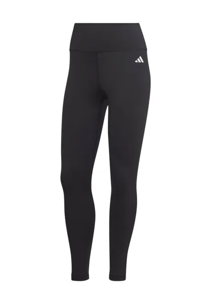 Дышащие однотонные женские тренировочные брюки adidas, черный