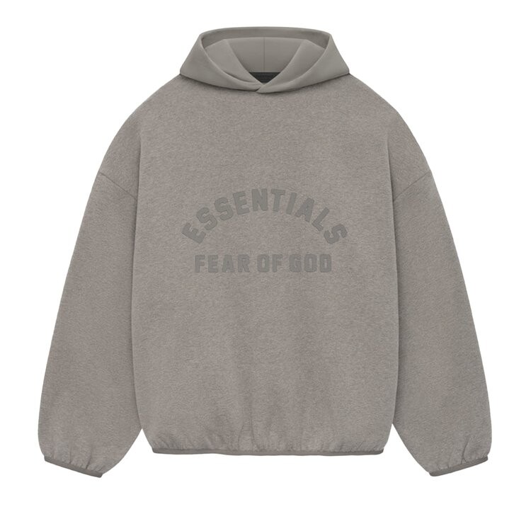 Худи Fear Of God Essentials Fear of God Essentials Nylon Fleece Hoodie, серый
