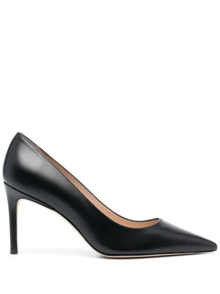 Stuart Weitzman туфли Stuart 85 с заостренным носком, черный