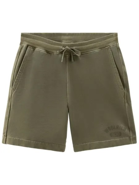 Woolrich шорты с логотипом, зеленый