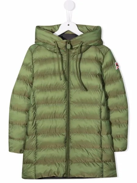 Invicta Kids пуховик с нашивкой-логотипом