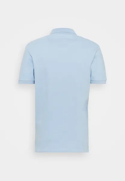 Рубашка-поло Plain Lyle & Scott, светло-голубая
