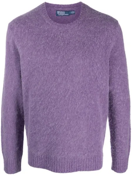 Polo Ralph Lauren фактурный джемпер, фиолетовый