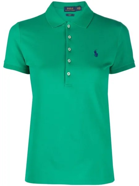 Polo Ralph Lauren рубашка поло с вышитым логотипом, зеленый