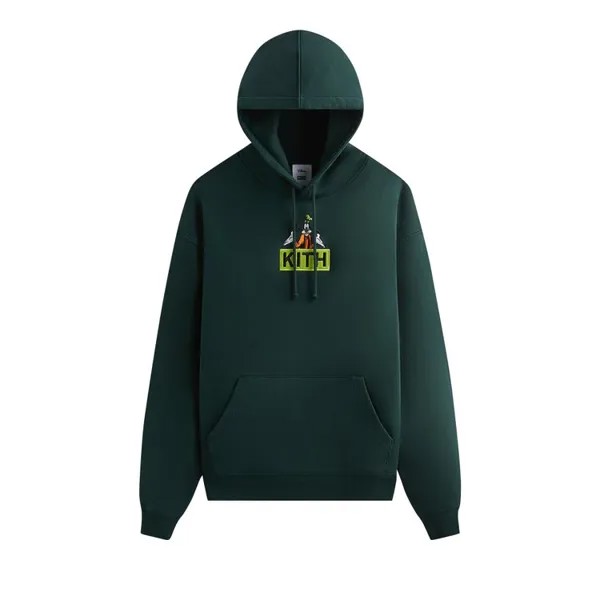 Худи Kith For Mickey & Friends Cyber Monday Goofy Classic Logo 'Stadium', зеленый