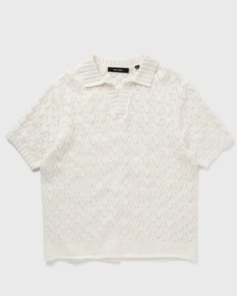 Поло Daily Paper Yinka Relaxed Knit Ss Polo, белый