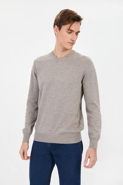 Пуловер мужской B631201 Baon хаки 3XL