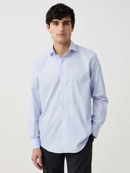 Рубашка стандартного кроя из оксфордского хлопка Ovs, цвет soft blue